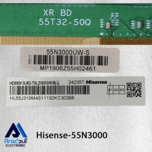 پارت نامبر پنل تلویزیون هایسنس 55N3000