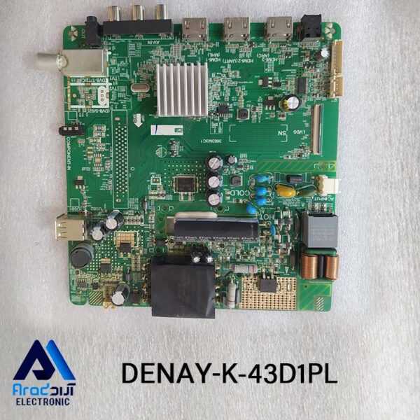 مین برد تلویزیون دنای 43D1PL