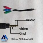 کابل RCA به AUX