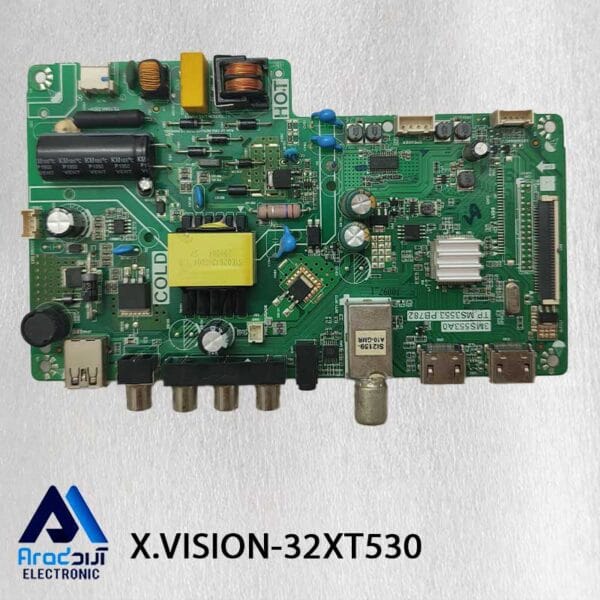 مین برد تلویزیون ایکس ویژن 32xt530