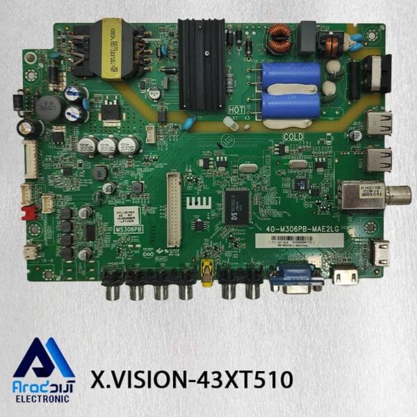 مین برد تلویزیون ایکس ویژن 43xt510