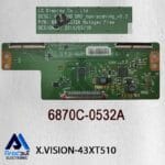 برد تیکان تلویزیون ایکس ویژن 43xt510