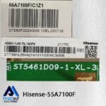 پارت نامبر پنل تلویزیون هایسنس 55A7100
