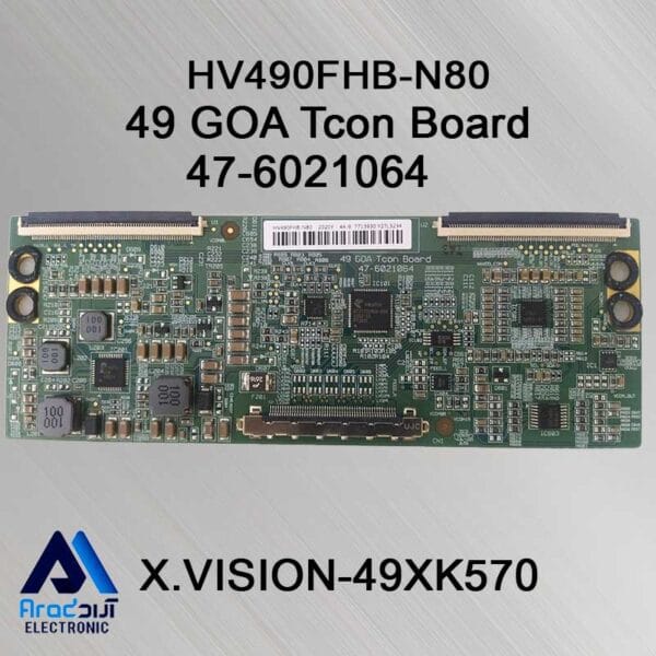 برد تیکان تلویزیون ایکس ویژن 49XK570