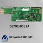 برد تیکان تلویزیون دوو مدل 43H1800