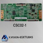 برد تیکان تلویزیون ایکس ویژن 65XTU845