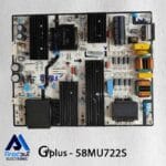برد تغذیه تلویزیون جی پلاس 58MU722S