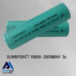 باتری لیتیومی یونی 3.7ولت2600mah برند Sunnybatt