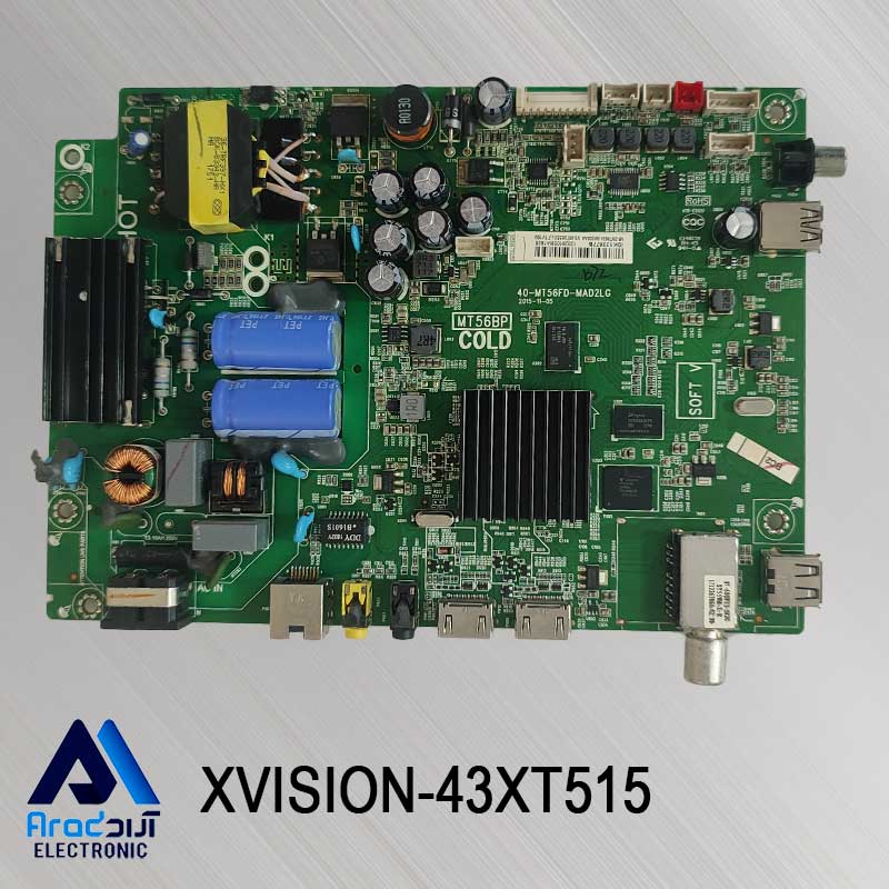 مین برد تلویزیون ایکس ویژن 43XT515