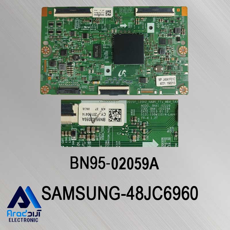 48JC6960---TCON برد تیکان تلویزیون سامسونگ 48JC6960