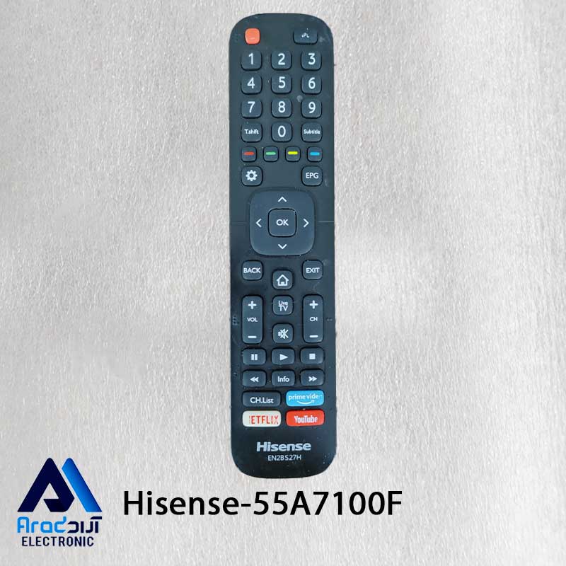 55A7100F--CTRL کنترل اصلی تلویزیون هایسنس 55A7100F