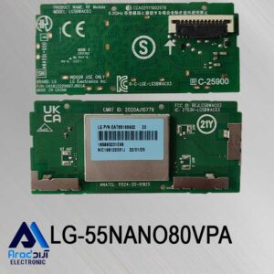 برد وای فای تلویزیون ال جی 55NANO80VPA