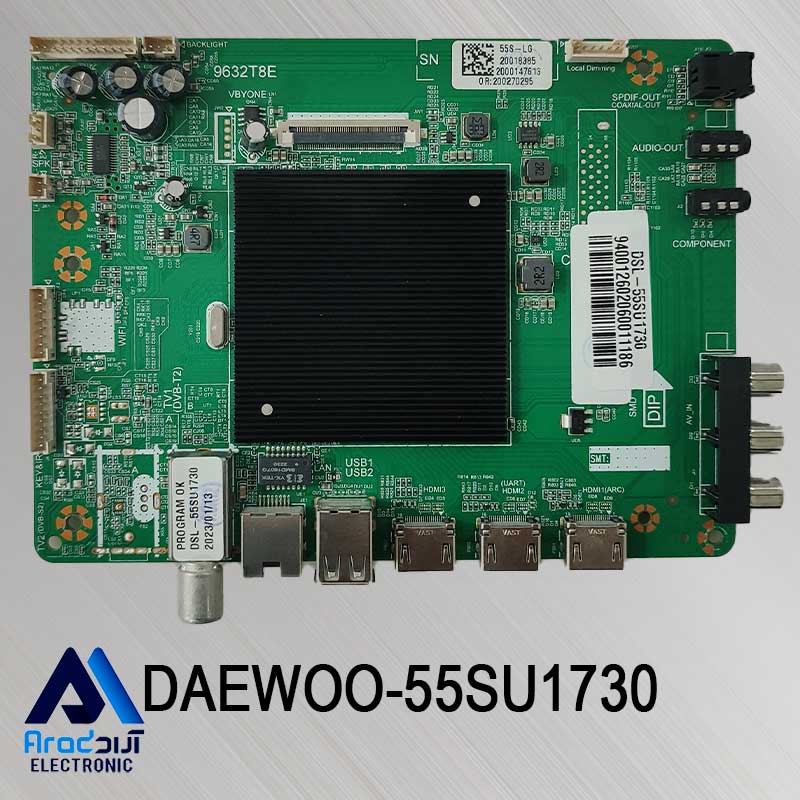 مین برد تلویزیون دوو 55SU1730