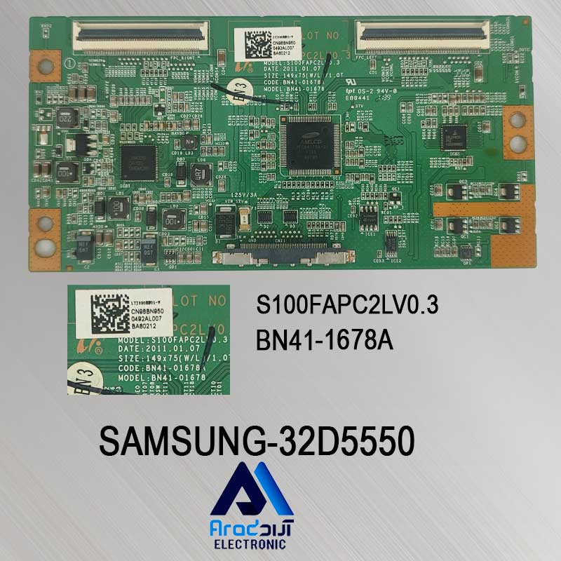32D5550---TCON برد تیکان تلویزیون سامسونگ 32D5550