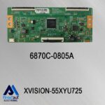 برد تیکان تلویزیون ایکس ویژن 55XYU725