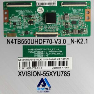 برد تیکان تلویزیون ایکس ویژن 55XYU785