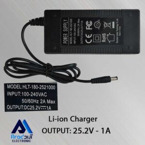 شارژر باتری لیتیومی 6 سل, 1 آمپر