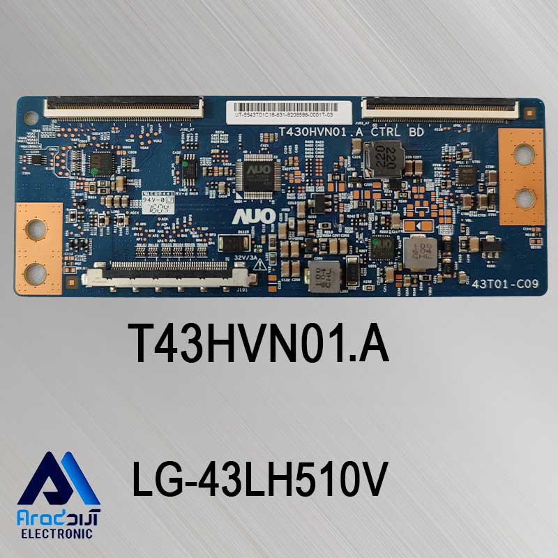 برد تیکان تلویزیون ال جی 43LH510V -T43HVN01.A