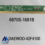 برد آدرس تلویزیون دوو مدل 42F4100