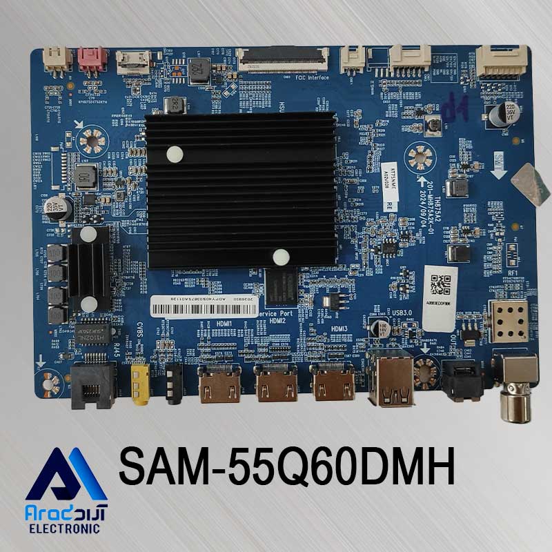 مین برد تلویزیون سام 55Q60DMH
