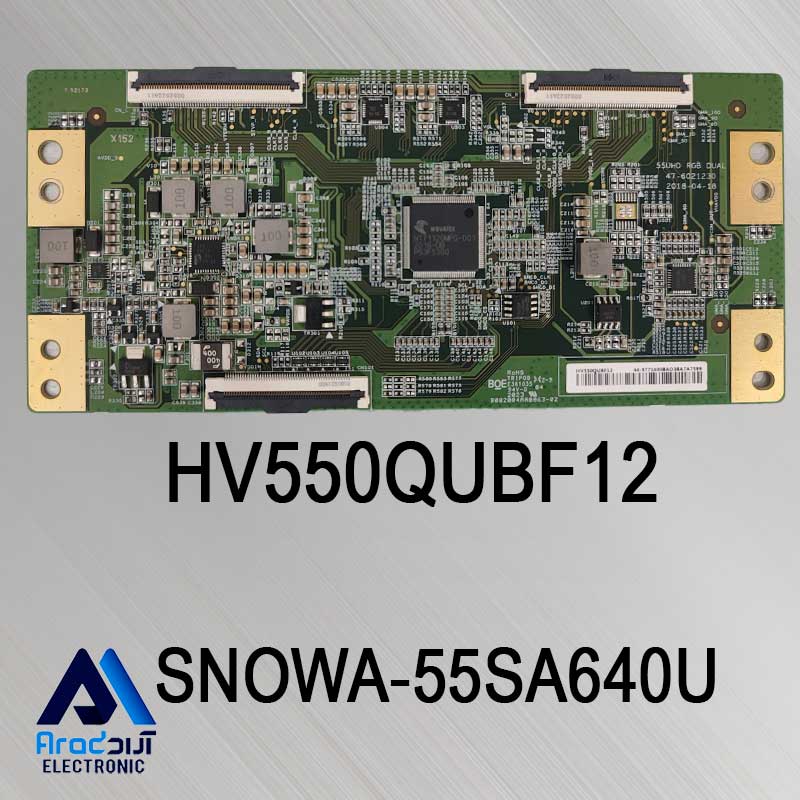 برد تیکان تلویزیون اسنوا 55SA640U