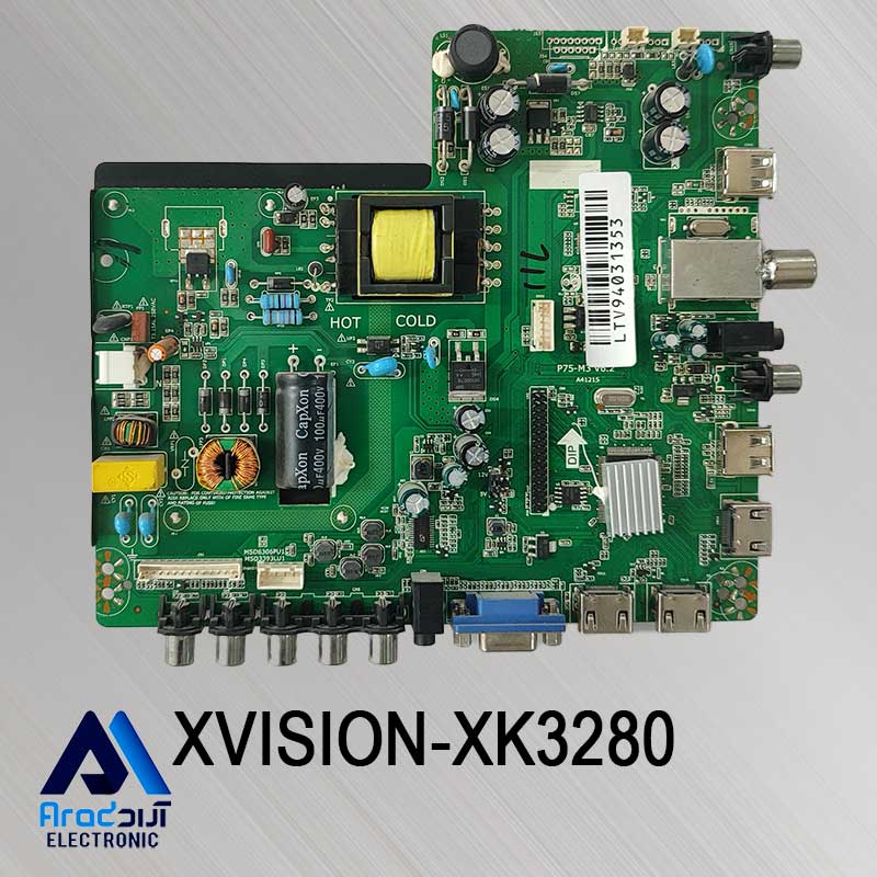 مین برد تلویزیون ایکس ویژن XK3280