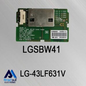 برد وای فای تلویزیون ال جی برد 43LF631V